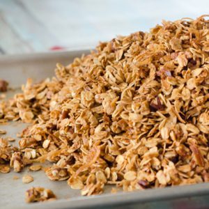 Homemade Coconut Pecan Granola | Twisted Tastes