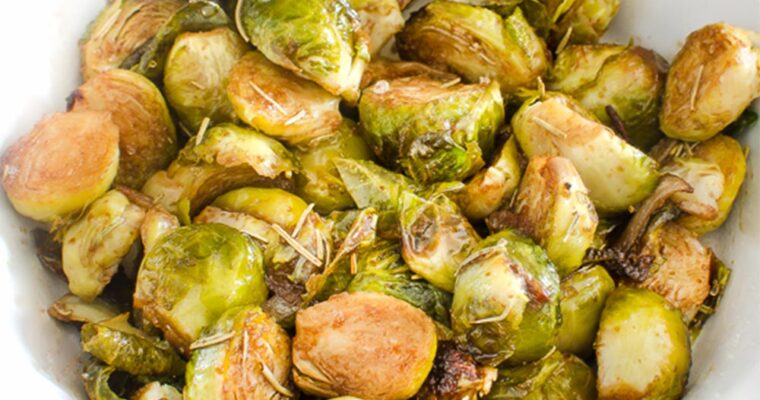 Brussel Sprouts with Rosemary and Shallots